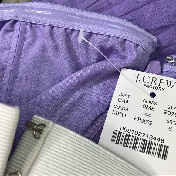 NWT J Crew Strapless Midi Pocket Dress F2 G121 - Picture 9 of 9